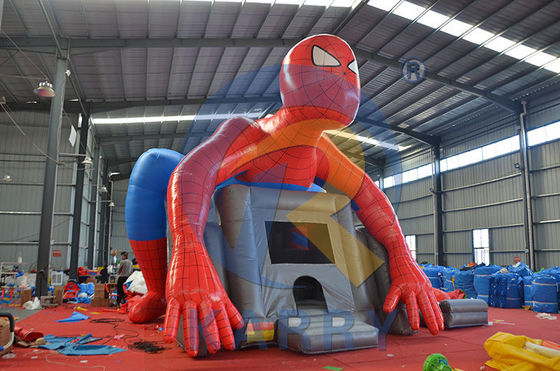 Kit de Reparação e Sopro CE Incluído Homem-Aranha Popular Combo de Slide Bouncy para Comercial