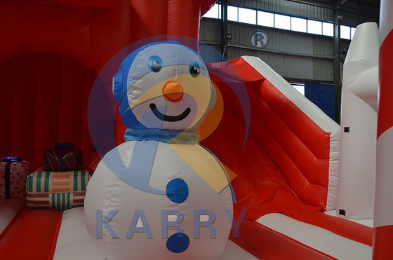 Árvore de Natal Combo Bouncy Slide Slide Inflável Castelo para lazer de playground ao ar livre