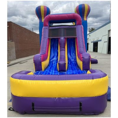 Slide de castelo de saltos para parque de diversões