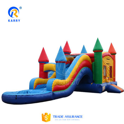Casa inflável de PVC personalizada com escorrega salto castelo salto para festa aluguel brinquedos de criança jogo com sopro