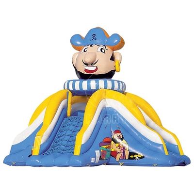 Castelo de salto inflável de PVC colorido personalizado com kits de reparo de deslizamentos de água incluídos