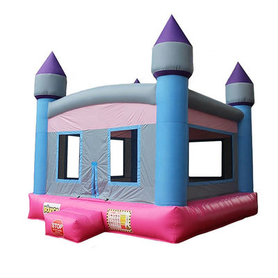 Castelo de salto inflável de PVC colorido personalizado com kits de reparo de deslizamentos de água incluídos