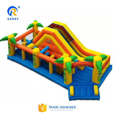Capacidade máxima 100-500 kg Slide comercial com piscina Slide de água inflável Perfeito