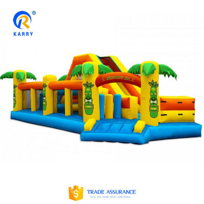 Capacidade máxima 100-500 kg Slide comercial com piscina Slide de água inflável Perfeito