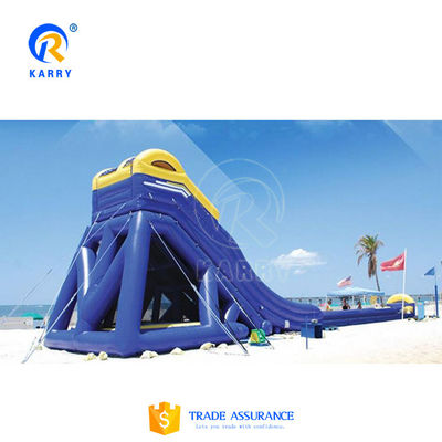 Impressão personalizada Slide de água inflável Capacidade máxima 100-500kg para parque infantil infantil
