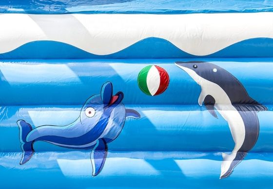 Logotipo personalizado/Site/Telefone/Nome da Empresa Casa de salto inflável impressa com escorrega