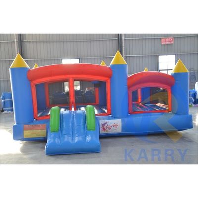 0.55mm PVC Tarpaulin Inflável Bouncer Casa de salto com deslizamento e castelo de salto
