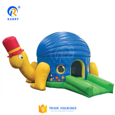 Trampolim infantil e castelo de salto com slide combo portátil salto ao ar livre castelo inflável