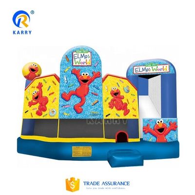 Caçador de adultos Castelo tradicional de PVC Inflável Fun City Slide Salto Castelo de salto
