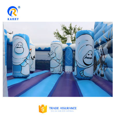 Castelo inflável de PVC unisexo para adultos Castelo de salto engraçado Slide Combo Jumping House