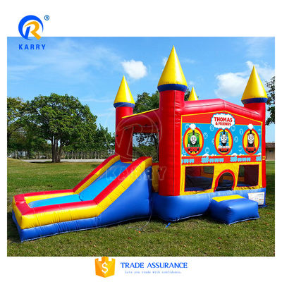 Castelo inflável de PVC unisexo para adultos Castelo de salto engraçado Slide Combo Jumping House