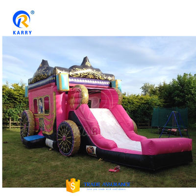Castelo inflável de PVC unisexo para adultos Castelo de salto engraçado Slide Combo Jumping House