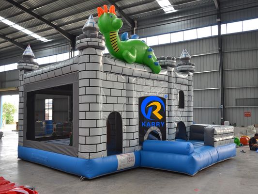 Carry PVC Moonwalk Commercial Jumper Bouncer inflável com sopro de ar e reparação