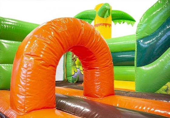 Jogos Interativos para Crianças estilo havaiano Palmeira salto casa salto com escorrega de água