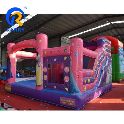 Temática de circo Slide inflável do castelo de saltos Combo para saltar diversão Capacidade máxima 100-500kg