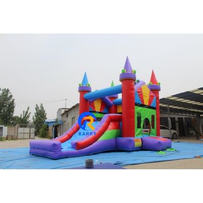 Kit de Reparação Incluído Castelo Inflável Inflável para Adultos com Slide de Água e Bouncer