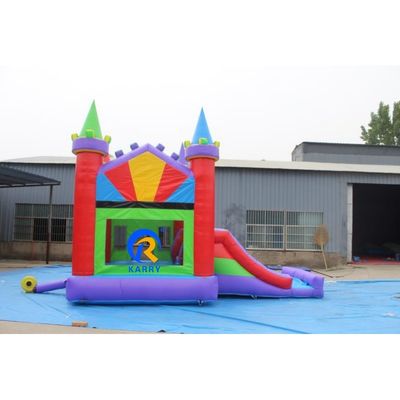 Kit de Reparação Incluído Castelo Inflável Inflável para Adultos com Slide de Água e Bouncer