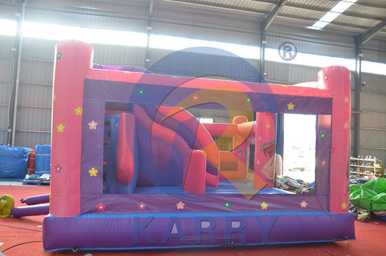 Casa de salto inflável Princesa Rosa Slide Combo para festa Aluguel Express Shipping
