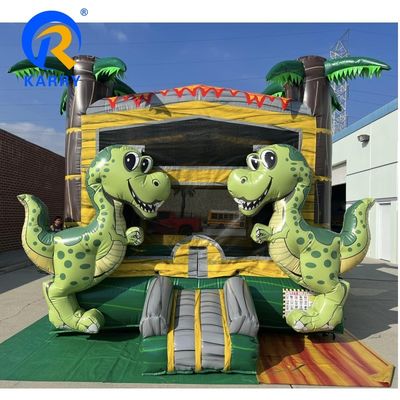 Comércio de qualidade PVC Kids Jumper Bouncer Dinossauro inflável casa de salto com sopro