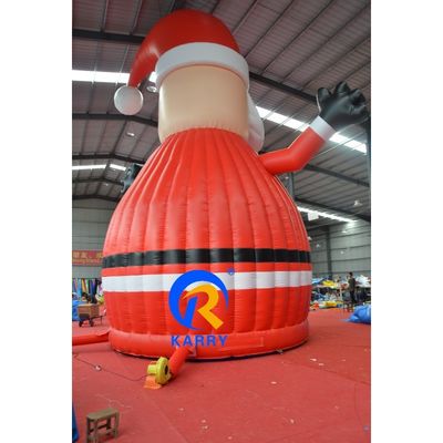 Grande Casa do Pai Natal inflável Combo perfeito para crianças parque de diversões ao ar livre