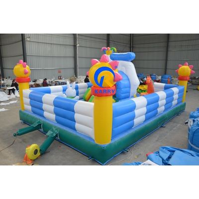 Commercial inflável salteador salto castelo combo de deslizamento com acessórios kit de reparo