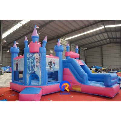 14 Anos para cima Commercial inflável Frozen Bounce House com Slide Combo OEM aceito