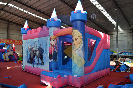 Logotipo personalizado aceitável inflável Moonwalk saltar castelo para crianças n adultos