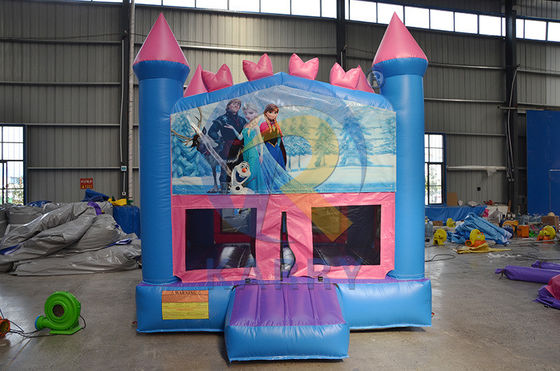 Logotipo personalizado aceitável inflável Moonwalk saltar castelo para crianças n adultos