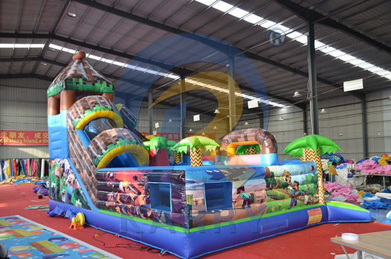 Blower CE e acessórios de reparação incluídos jogos infláveis de topo casa de salto para crianças