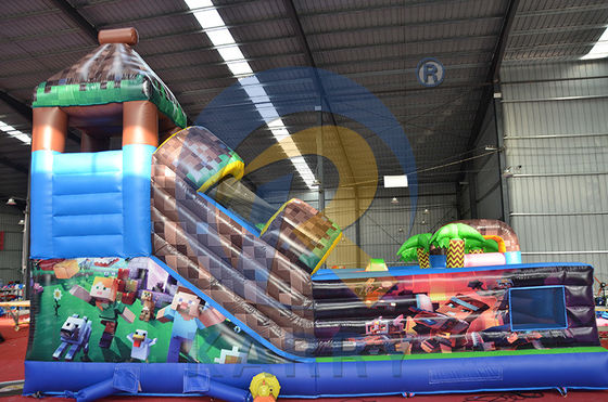 Blower CE e acessórios de reparação incluídos jogos infláveis de topo casa de salto para crianças