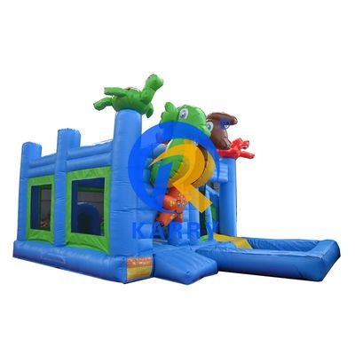 2024 16ft Jumping Inflatable Castle Slide Combo com piscina/Inflatable Bouncer Castle