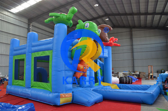 2024 16ft Jumping Inflatable Castle Slide Combo com piscina/Inflatable Bouncer Castle