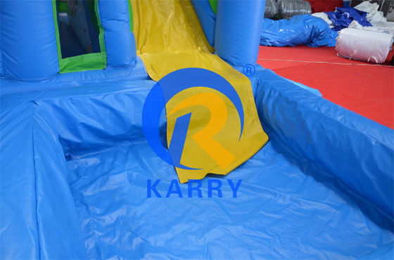 2024 16ft Jumping Inflatable Castle Slide Combo com piscina/Inflatable Bouncer Castle