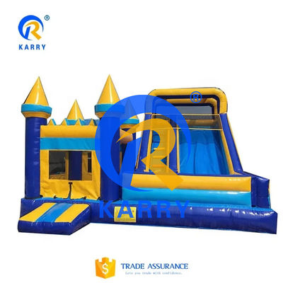 Comércio de deslizamento de água inflável Mini Castle Combo com kits de reparação e eventos de festa