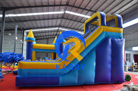 Comércio de deslizamento de água inflável Mini Castle Combo com kits de reparação e eventos de festa