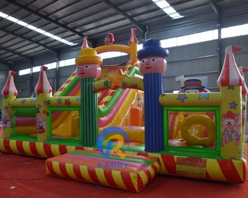 Mini Purple Commercial Outdoor de novo desenho Little Monster Bouncy Castle Slide Combo