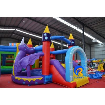 Kit de Reparação Incluído Combo de Slide de Água de Castelo de PVC Tradicional para o Entretenimento das Crianças