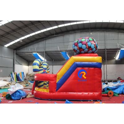 Entretenimento comercial inflável em ambientes internos e externos com delicioso tema de doces