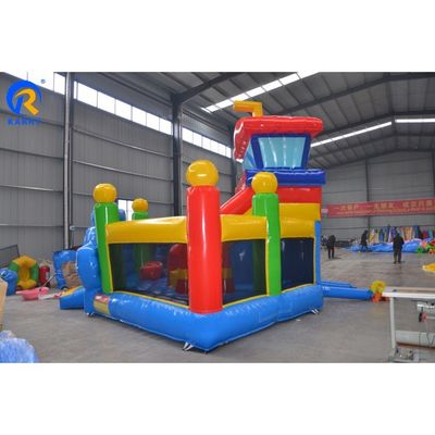 CH Party Jumpers Bounce House inflável Bouncer com deslizamento e piscina de bolas de tamanho personalizado