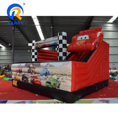 5*5m Red Racing Car Combo Castle Slide Inflatable Bouncy Bouncer Combo e Eficiência