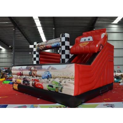 5*5m Red Racing Car Combo Castle Slide Inflatable Bouncy Bouncer Combo e Eficiência