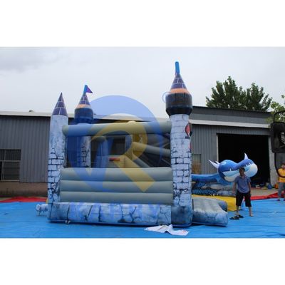 Kit de Reparação de Acessórios Incluído na Tendência 3D Blue Dragon Castelo Inflavel com Slide