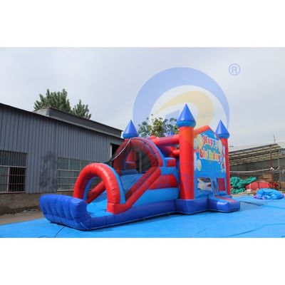 Unisex castelo inflável salto comercial casa de salto com deslizamento de obstáculos