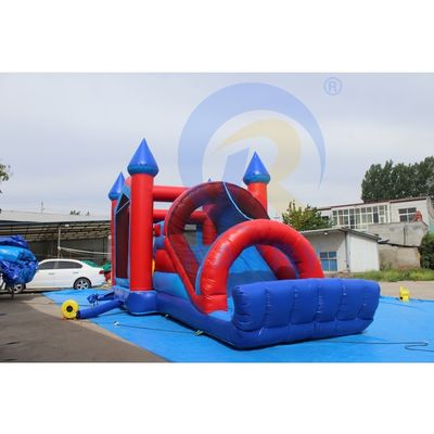Unisex castelo inflável salto comercial casa de salto com deslizamento de obstáculos