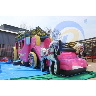 Castelos infláveis portáteis e duráveis Quintal de salto Trampolins Casa de salto