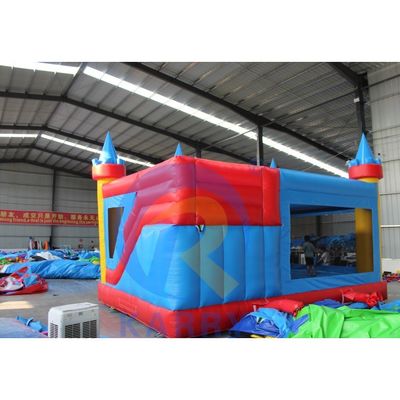 Deslize para a diversão com a casa de salto inflável de PVC para adultos e os kits de reparo incluídos