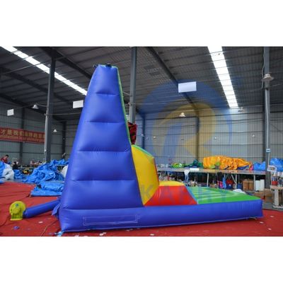 Parede de escalada pegajosa inflável de PVC para adultos para jogos esportivos interativos