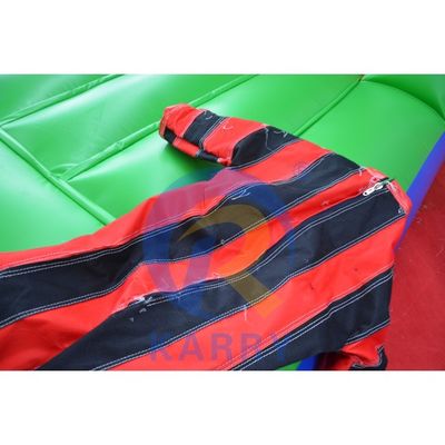 Parede de escalada pegajosa inflável de PVC para adultos para jogos esportivos interativos