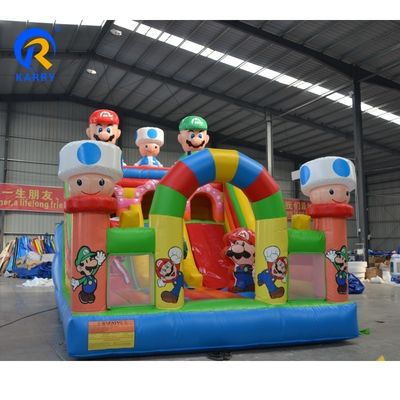 Localização comercial de baixa taxa 2023 Design Mario Cartoon Castelo Bouncy Bouncer inflável