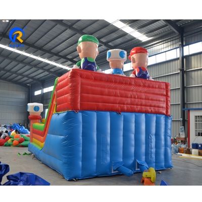 Localização comercial de baixa taxa 2023 Design Mario Cartoon Castelo Bouncy Bouncer inflável